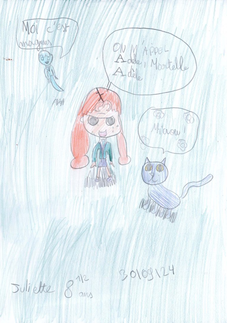 Dessin de Juliette - 8 ans et demi