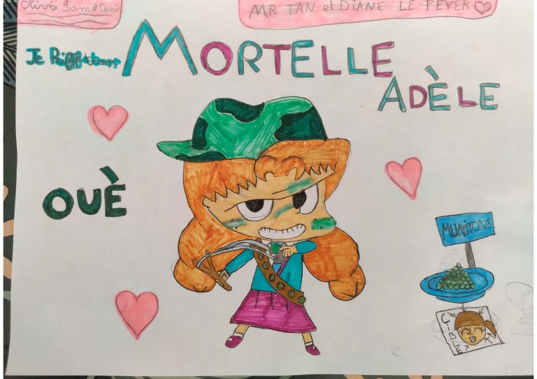 Dessin d'Olivia 9 ans