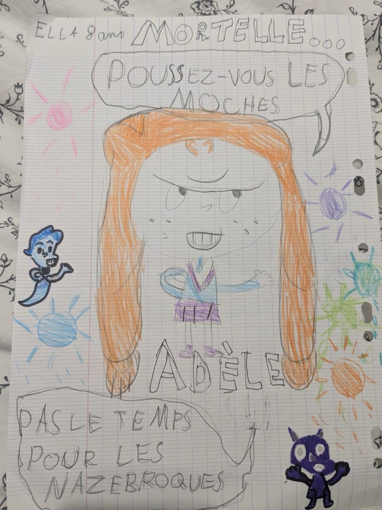Dessin d'Ella 8 ans