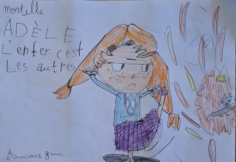 Dessin d'Auriane - 8 ans